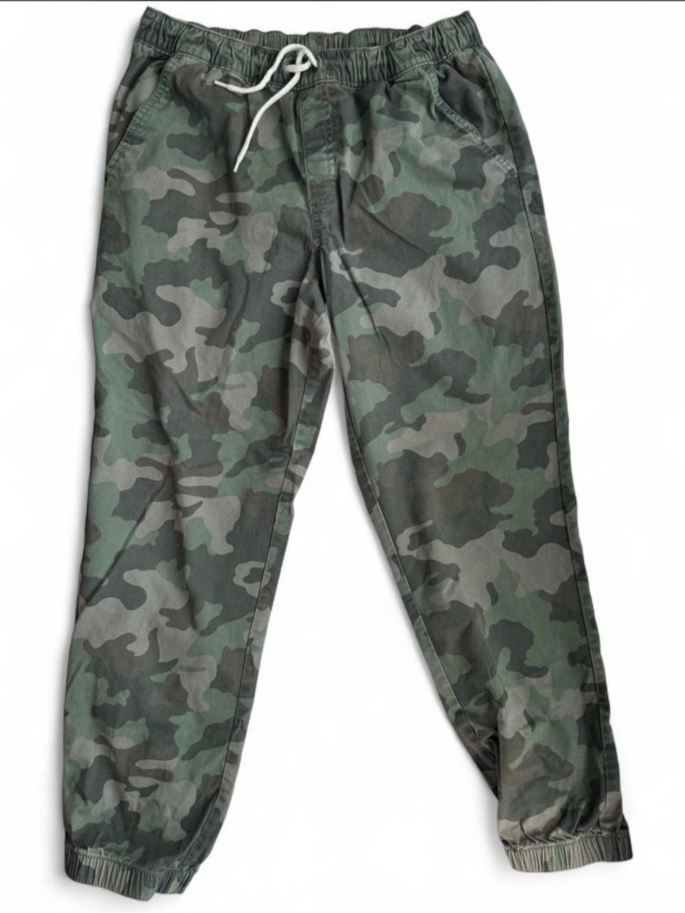 Cat and Jack Kids Camo Jogger Pants - Green from Target. Boys size 16